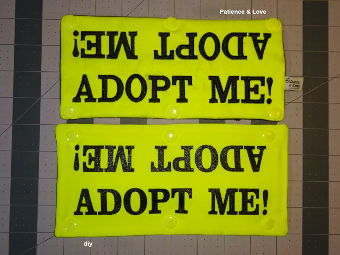 My leash sleeve compared to Patience & Love's