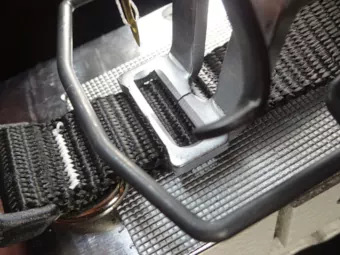 3/4-inch collar clamped at tail-side of the ring