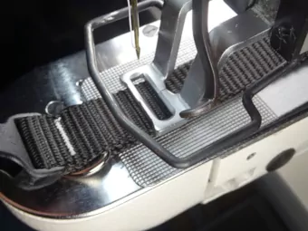 3/4-inch collar clamped at the buckle-end's tail