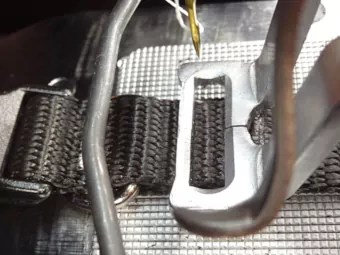 5/8-inch collar clamped on the tail-side of the ring