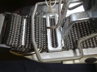 1-1/2 inch collar clamped on the tail-side of the ring